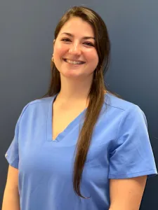 dental assistant smiling
